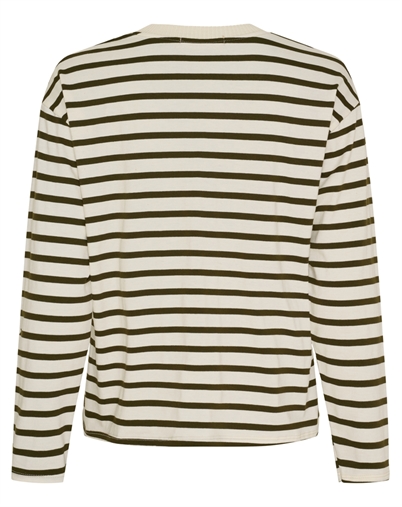 Marta du Chateau - MDCKara Langærmet Trøje - Olive